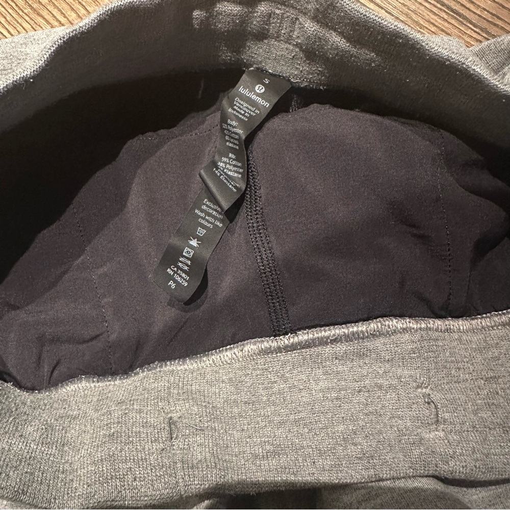 Lululemon Mens City Sweat Shorts in Heather Grey Size S - Picture 2 of 5